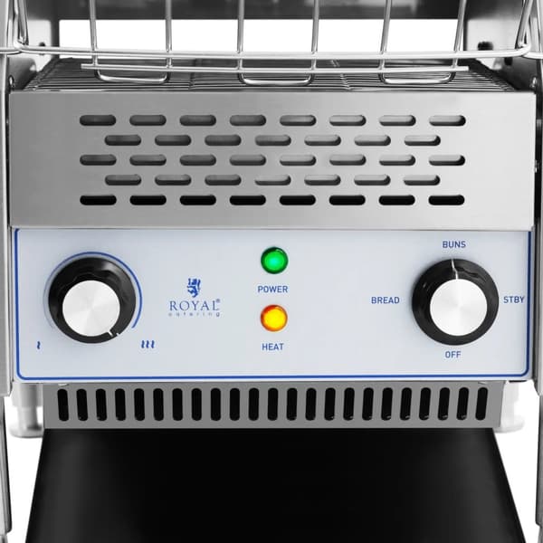 Gennemgangsbrødrist til brød, rundstykker, 350 stk/t, 2200 W