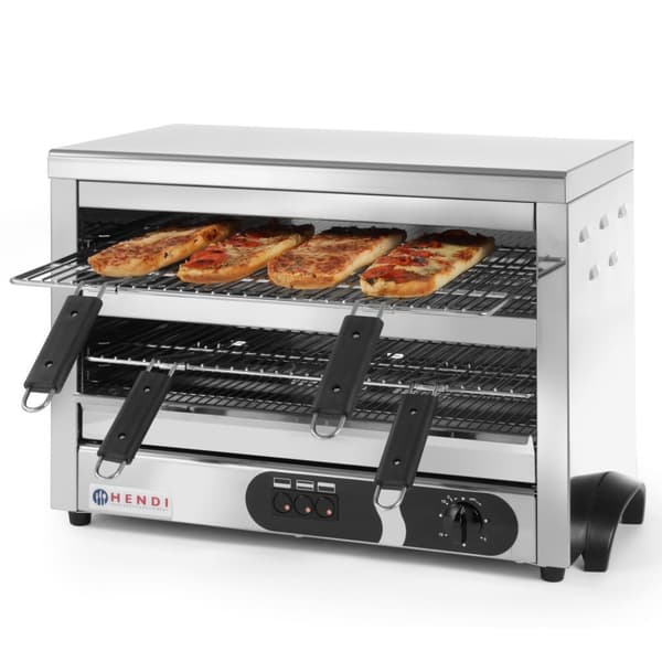 Salamander kvartsi leivänpaahdin GN1/1 ajastin 4500W 400V - Hendi 264331