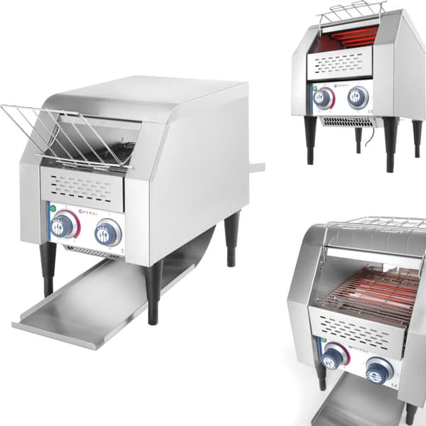 Enkelt gennemgangs brødrister 1340W