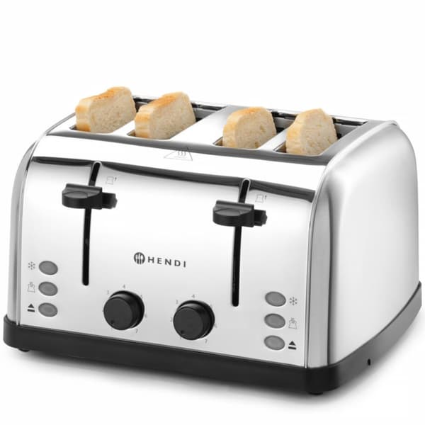 Smörgåsbröd för 4 toasts, 3 funktioner, 7 värmenivåer, 1500 W