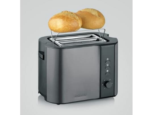 Severin AT 9573, 2 skiver, Antrasitt, Sort, Rustfritt stål, Knapper, 800 W, 0,85 m