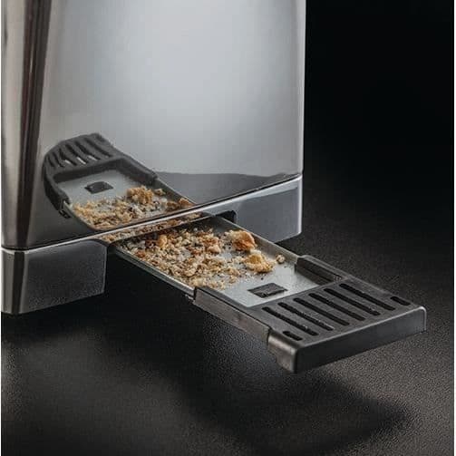 RUSSELL HOBBS Luna Brödrost - Specialbaguette - Snabbmatlagning - Bakverksvärmare - Grå