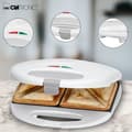 Miniatyrbillede 3 af 5: Clatronic ST 3477 sandwichbagemaskine 750 W Hvid