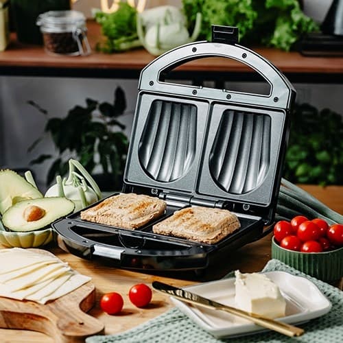 Adler AD 3069 Sandwichtoaster Sort