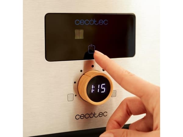 Cecotec 04843, 2 skiver, Rustfritt stål, Rotasjon, Berøringskontroll, 950 W