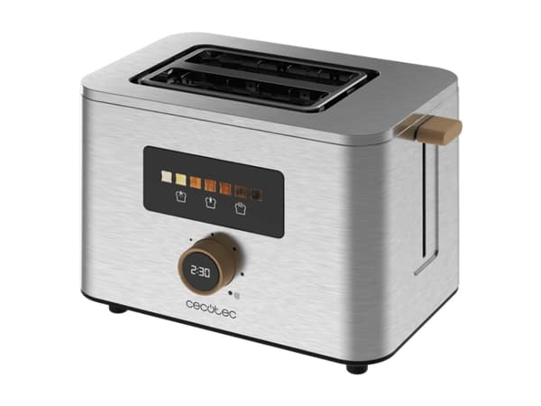 Cecotec 04843, 2 skiver, Rustfritt stål, Rotasjon, Berøringskontroll, 950 W