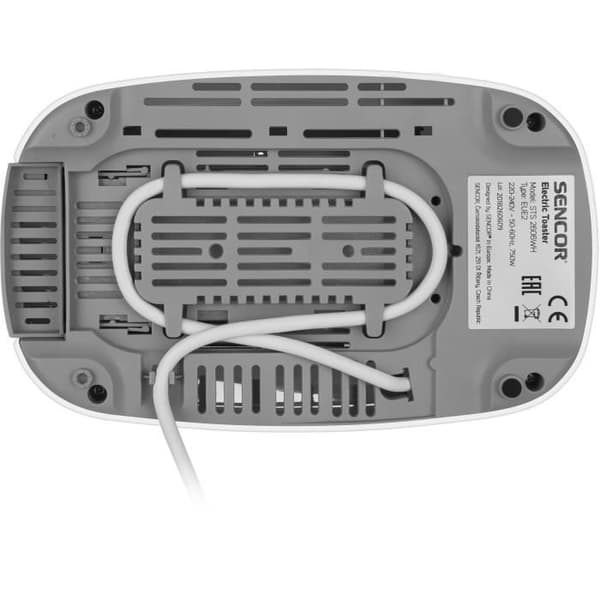 Brödrost - SENCOR - STS 2606WH - 750 W - 2 platser - Vit