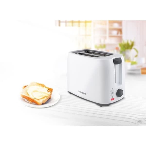 Brödrost - SENCOR - STS 2606WH - 750 W - 2 platser - Vit