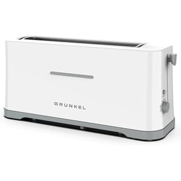 Grunkel - TS-40EASYTOAST Brödrost - Har 7 rostningsnivåer, smulbricka och kabelhantering - 980 W - Vit