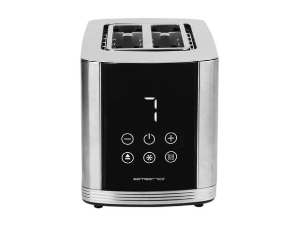 Emerio TO-128308, 2 skiver, Sort, Sølv, 800 W, Bisfenol A (BPA), 1680 stykker, 3480 stykker