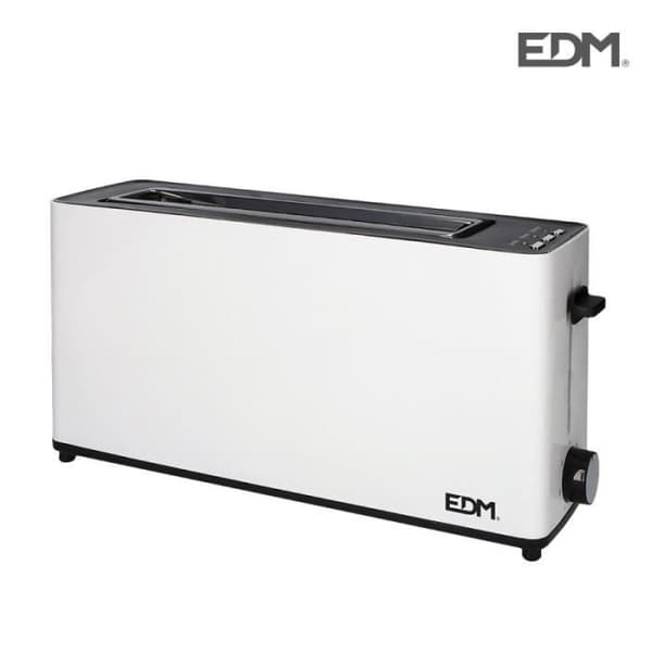 Brödrost - edm - 900w - lång plats - vit