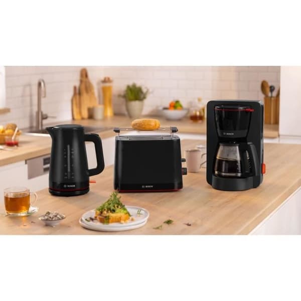 Bosch 2-fack brödrost 950w svart - TAT3M123