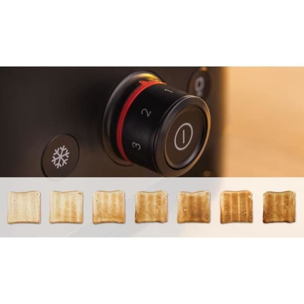 Bosch 2-fack brödrost 950w svart - TAT3M123