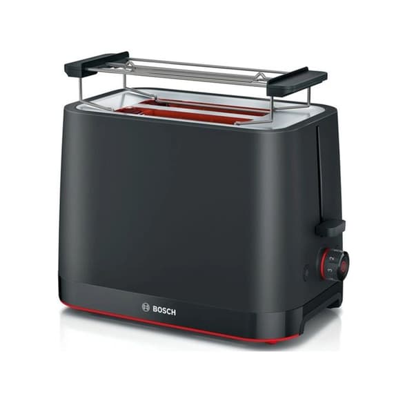 Bosch 2-fack brödrost 950w svart - TAT3M123