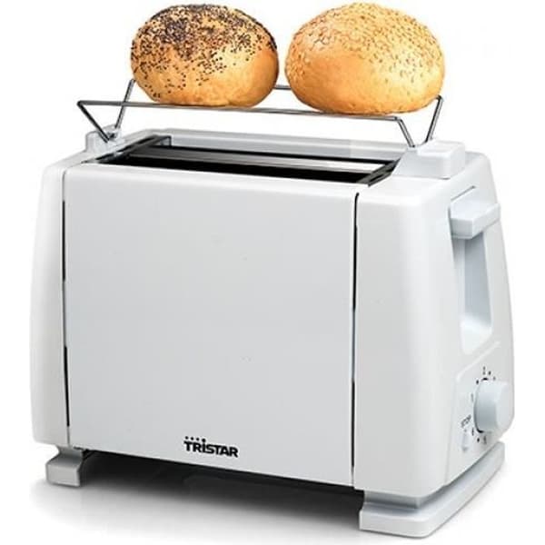 TRISTAR BR1009 elektrisk brödrost - 750W - 1 skiva - 6 justerbara lägen - Vit