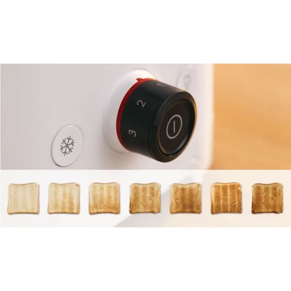 Bosch Brödrost TAT3M121 Vit 950W Bagels Funktion