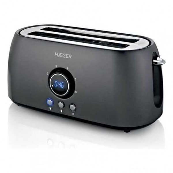 Brödrost - Haeger - Future Plus - 1400 W - 2 skivor - Svart