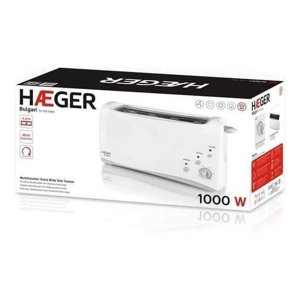 Haeger Bulgari multifunktionsbrödrost 1000 W