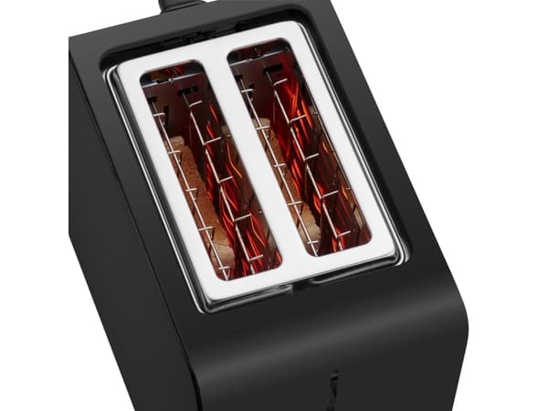 WMF Stelio 0414210071, 2 skive(r), Sort, Rustfrit stål, Knapper, Niveau, Dreje, 1050 W, 281 mm