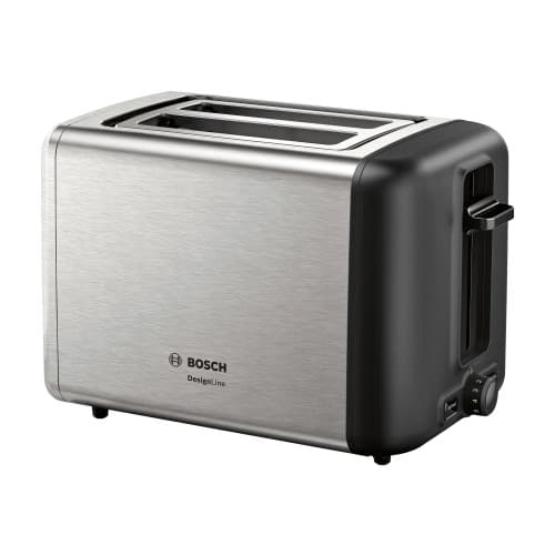 Bosch DesignLine TAT3P420 - brödrost - rostfritt stål/svart