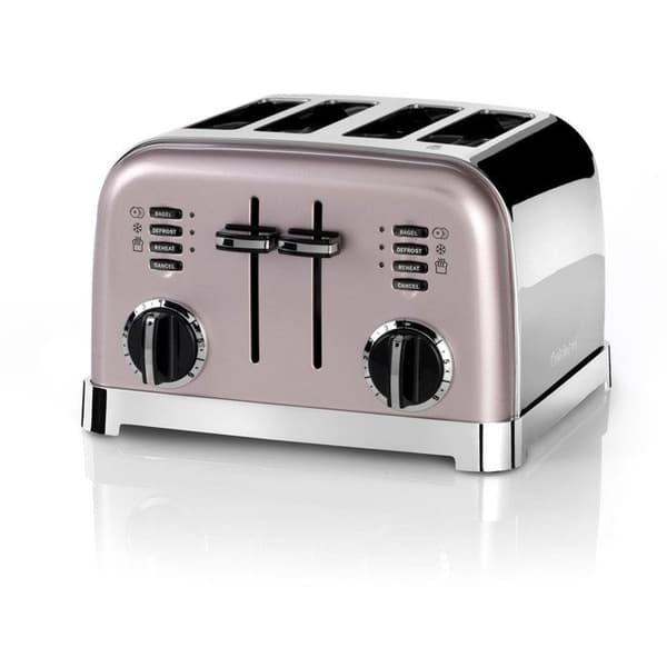 CUISINART CPT180PIE 4-skivors brödrost - Rosa - 1800W - Avfrostningsfunktion