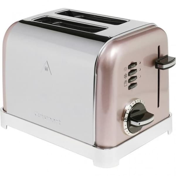 CUISINART CPT160PIE 2-skiva brödrost - Vintage Pink - 900W - Avfrostningsfunktion