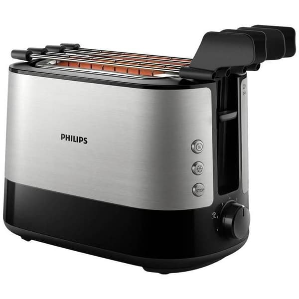 Brödrost - Philips - Viva Collection HD2639-90 - 2 skivor - 7 bryningsnivåer - Rostfritt stål