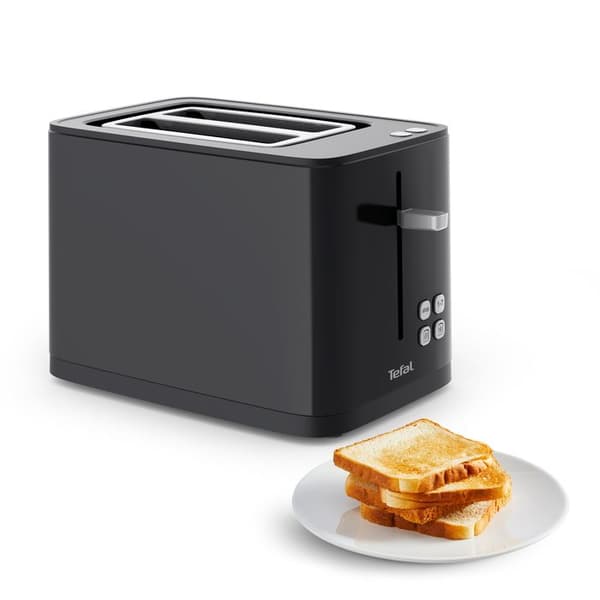 Tefal SMART N' LIGHT BROSTASTER BROSTASTER 2 PLATSER 7 GULDS SVART DIGITAL SKÄRM TT640810