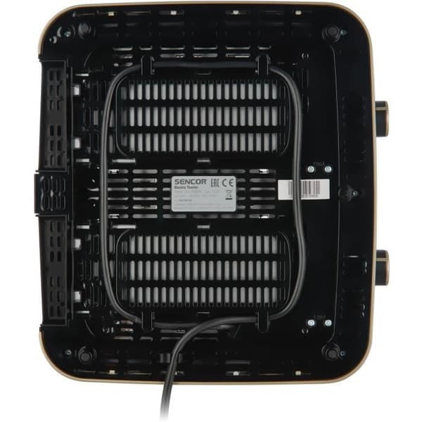 Brödrost - SENCOR - STS 7551BK - 1600 W - 4 platser - Svart / guld