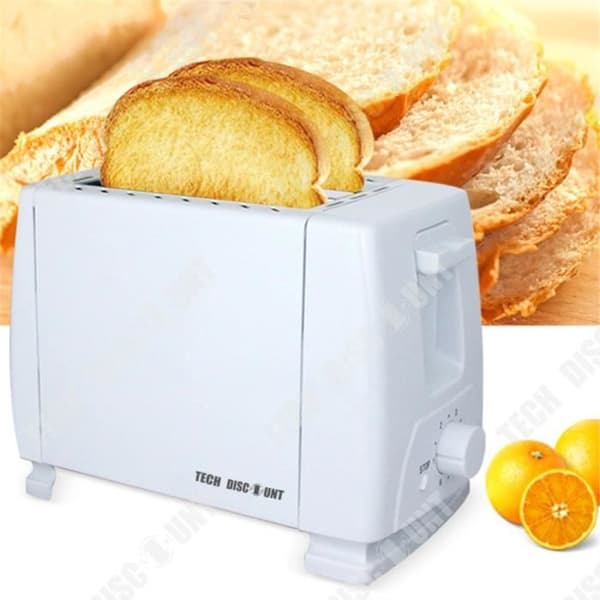 TD® TD® Brödrost Brödrost justerbar köksskorpor frukost automatisk två rostfack temperaturkontroll 750 W