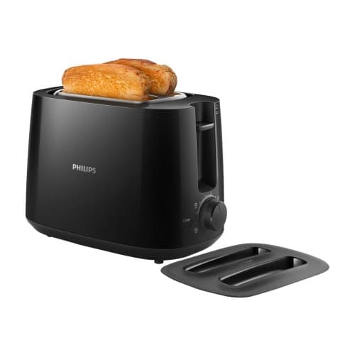 Philips Daily Collection HD2582 - brödrost - svart