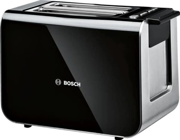 Bosch TAT8613N, 2 skiver, Sort, Rustfritt stål, Knapper, Nivå, LED, 860 W