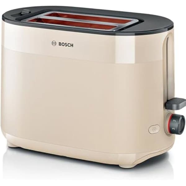 Brödrost - BOSCH - TAT2M127 - Flerfärgad - 2 skivor - Mått 25x19x34,5 cm