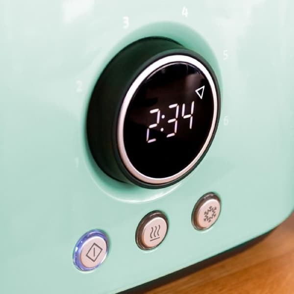 Cecotec Vertikal Digital Brödrost ClassicToast 8000 Blue Dubbel