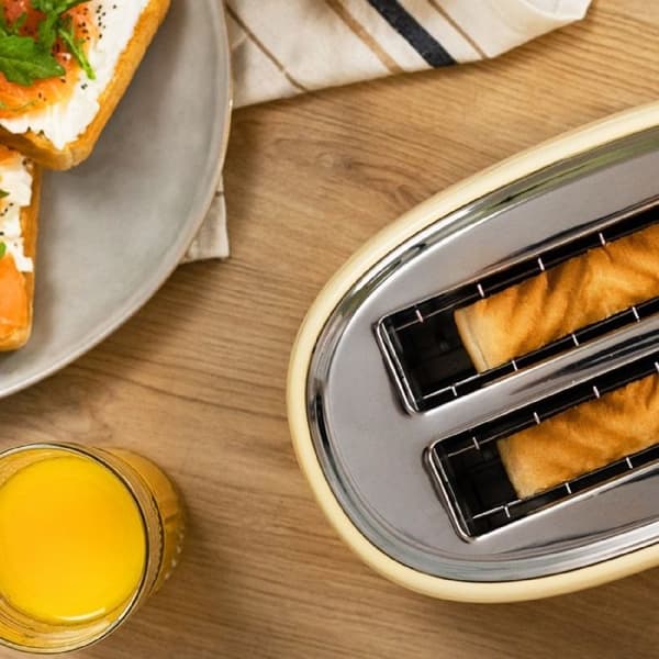 Cecotec Vertikal Brödrost Toast&Taste 1000 Retro Dubbel Beige