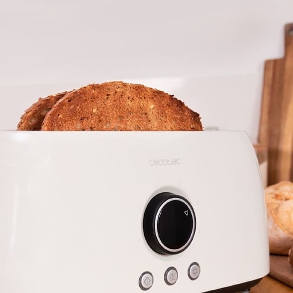 Cecotec Vertikal Brödrost Digital ClassicToast 15000 Beige Extra Dubbel