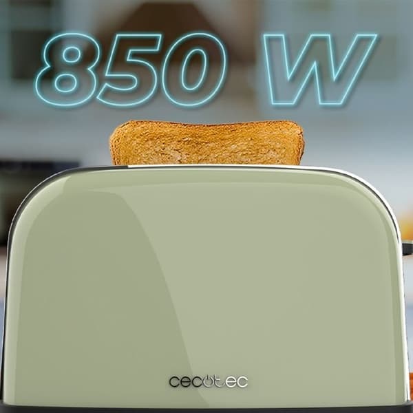 Cecotec Vertikal Brödrost Toastin' time 850 Grön