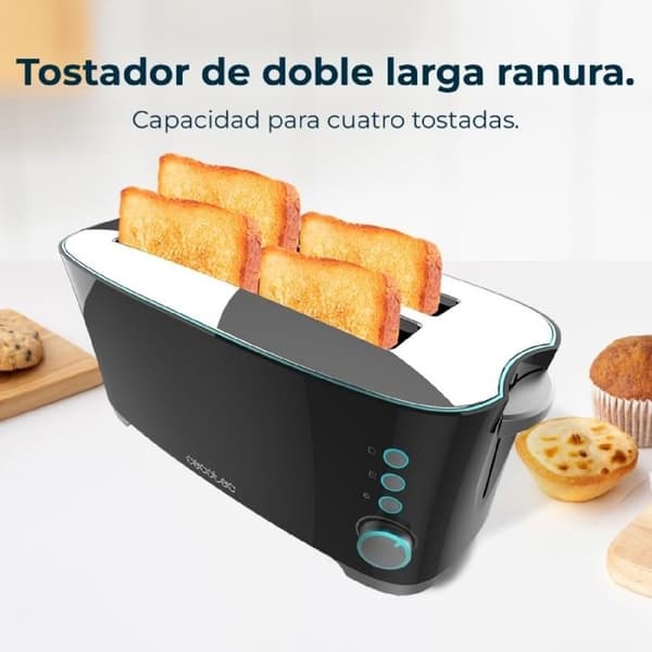 Cecotec Vertikal Brödrost Toast&amp;Taste Extra Double B