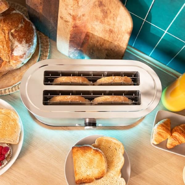 Brödrost - CECOTEC - 4 skivor - 1400 W - Rostfritt stål - 7 bryningsnivåer