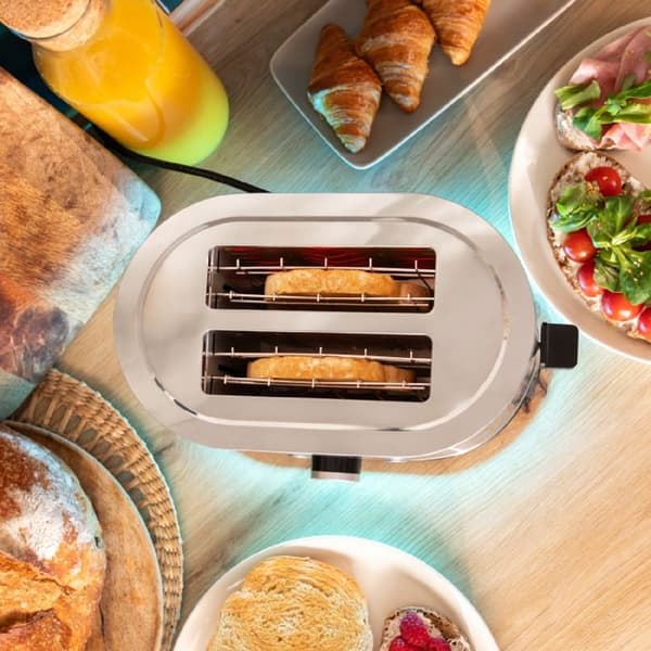 Vertikal brödrost - CECOTEC - Shine&amp;Toast - 850 W - 2 skivor - 7 brunningsnivåer
