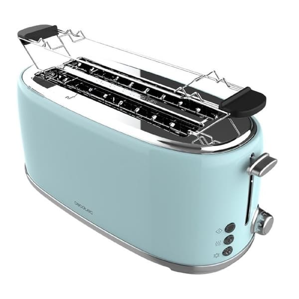 Cecotec Vertikal Brödrost Toast&Taste 1600 Retro Dubbel Blå