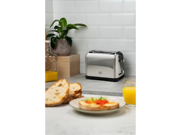 OBH Nordica Metropolitan, 2 skivor, Rostfritt stål, Knappar, Rotations-, 700 W, 220 - 240 V, 50 hz
