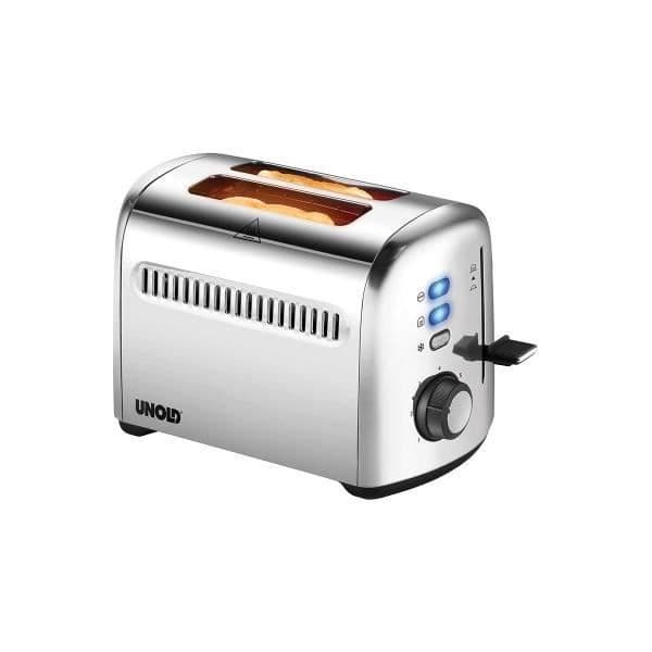 Brödrost 2 skivor - Unold - 38326 - 790-950W - 7 nivåer av rostning - Rostfritt stål