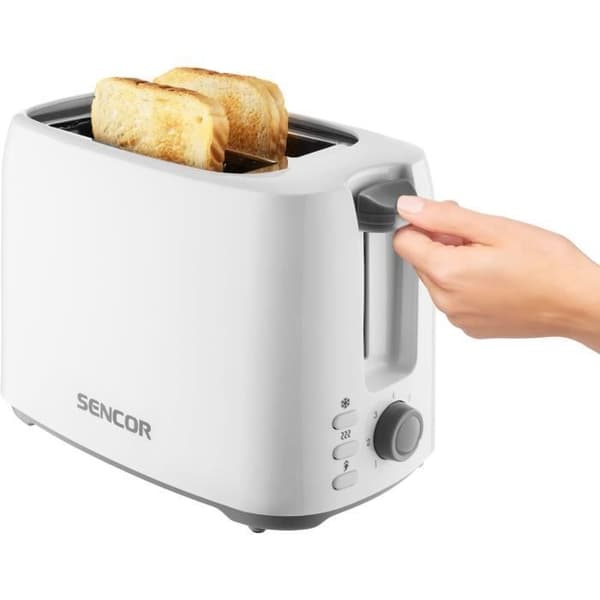 Brödrost - SENCOR - STS 2606WH - 750 W - 2 platser - Vit