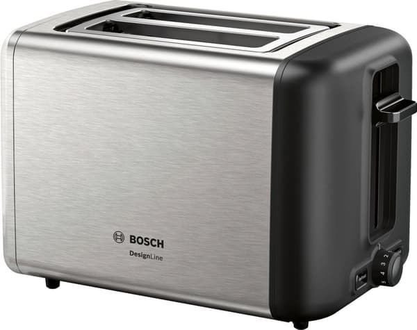 Bosch TAT3P420 brødrister 2 skiver 970 W Sort, Rustfrit stål