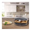 Miniatyrbild 5 av 6: Smörgås och Croque Monsieur Maker Clatronic ST 3477 Grå