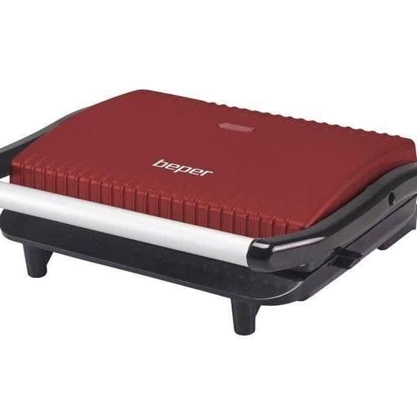 Smörgåsgrill - BEPER - 8056420222890 - Röd - 2 platser