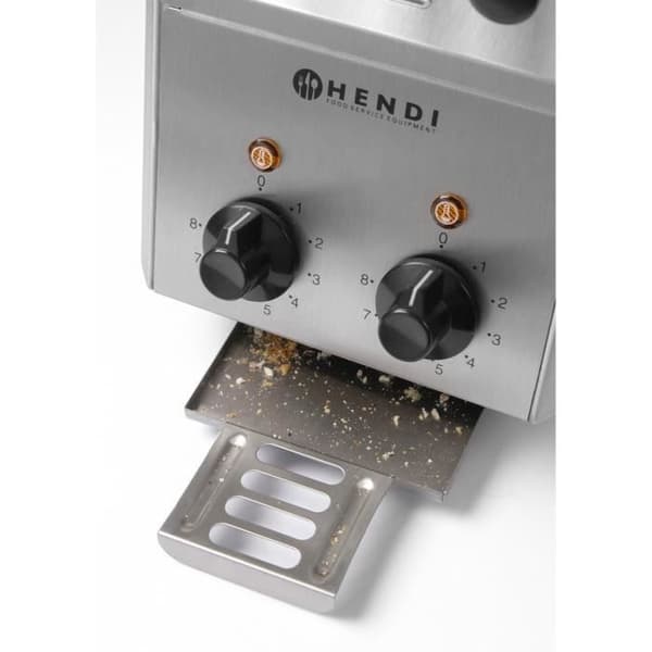 Brödrost - Hendi - 261163 - Grå - Kompakt - Effektiv