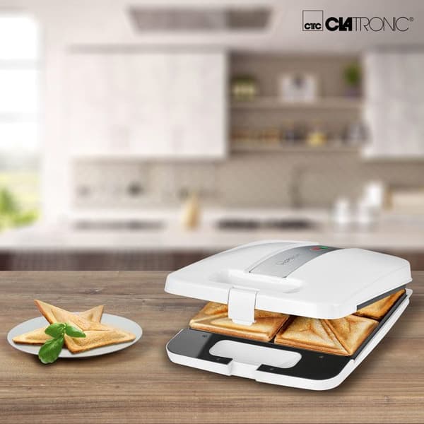 Monsieur XXL smörgåsmaskin Clatronic ST 3629 Vit