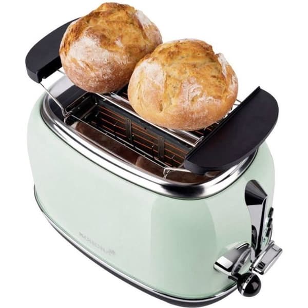 Brödrost - Korona - 21665 - Färg mynta - 2 skivor - Specialgrill för bakverk
